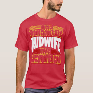 T-shirt Cadeau de sage-femme à la retraite