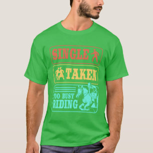 T-shirt Cadeau de saut d'obstacles équestre pour statut de
