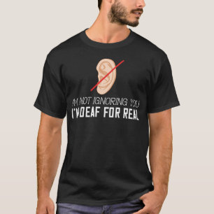 T-shirt Cadeau de sensibilisation pour sourds Drôle