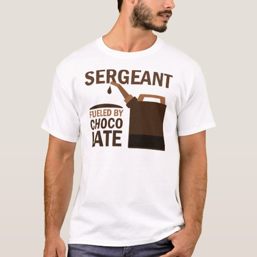 T-shirt Cadeau de sergent (Devant)