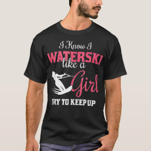 T-shirt Cadeau De Ski Aquatique Je Connais I Waterski Comm