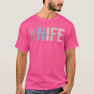 T-shirt Cadeau de sport de lancer de couteau