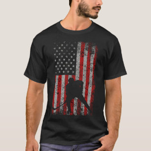 T-shirt Cadeau de supporters de hockey sur glace avec drap