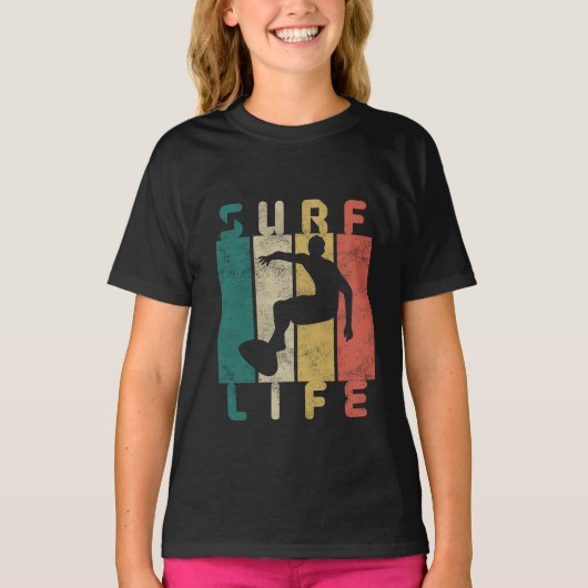T-shirt cadeau de surfer rétro surf (Devant)