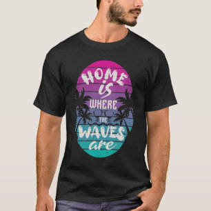 T-shirt Cadeau de surfeur rétro