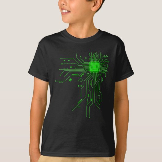 T-shirt Cadeau de technologie de conception de circuit de (Devant)