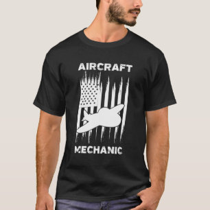 T-shirt Cadeau de travail de l'aéronef mécanique mignon