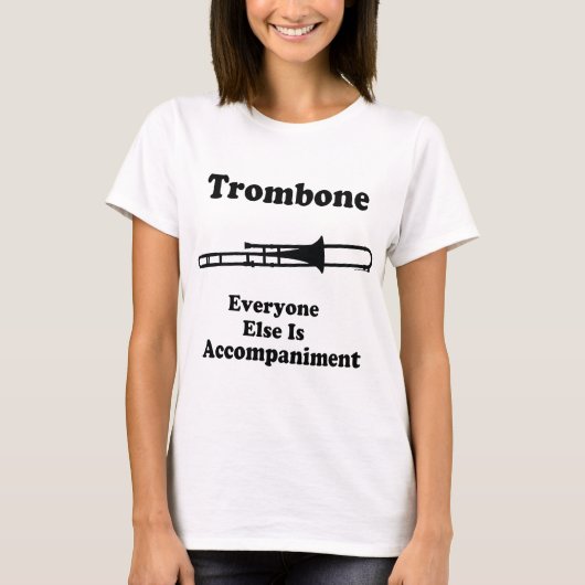 T-shirt Cadeau de trombone (Devant)