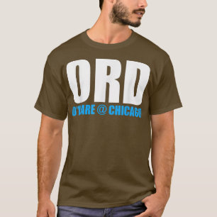 T-shirt Cadeau de voyage aéroport Chicago Illinois City OH
