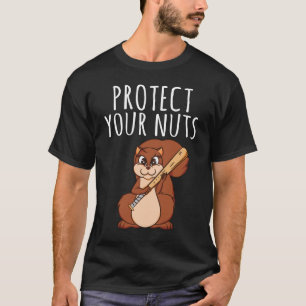 T-shirt Cadeau d'écureuil - Protégez vos noix