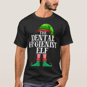 T-shirt Cadeau dentaire Elf jumelé Famille Noël