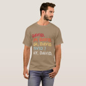 T-shirt Cadeau détressé Ew David (Devant entier)