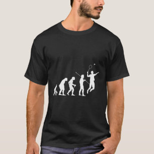 T-shirt Cadeau d'évolution pour joueur de badminton pour t