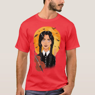 T-shirt cadeau d'Halloween mercredi