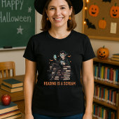 T-shirt Cadeau d'Halloween mignon pour les bibliothécaires