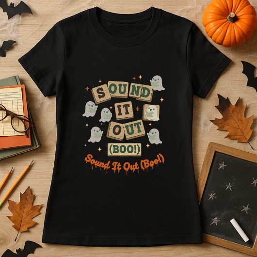 T-shirt Cadeau d'Halloween mignon pour les enseignants et 