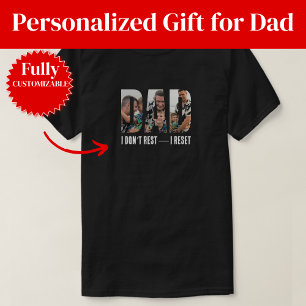 T-shirt Cadeau d'humour de papa de réinitialisation drôle