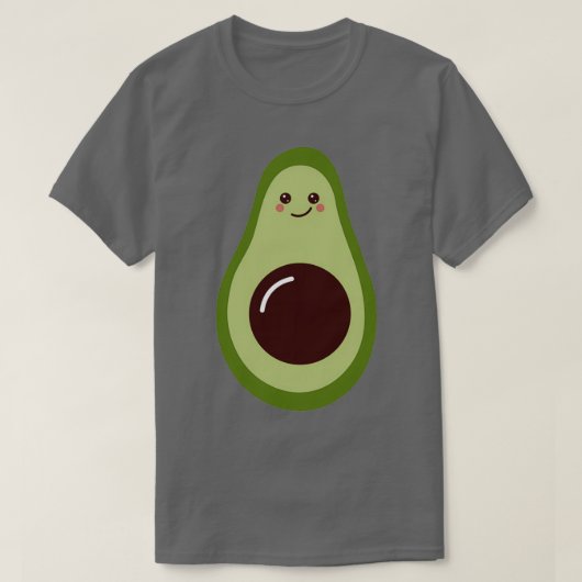 T-shirt Cadeau d'illustration mignonne Avocado pour les am (Design devant)