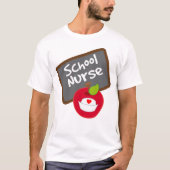 T-shirt Cadeau d'infirmière d'école (Devant)