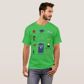 T-shirt Cadeau d'objets Doctor Who (Devant entier)