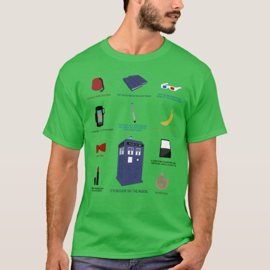 T-shirt Cadeau d'objets Doctor Who (Devant)