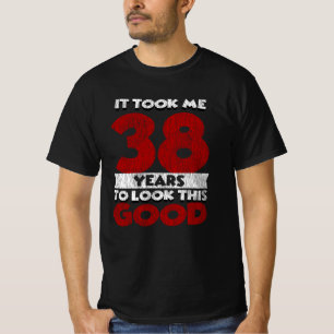 T-shirt Cadeau drôle d'anniversaire 38 ans vintage