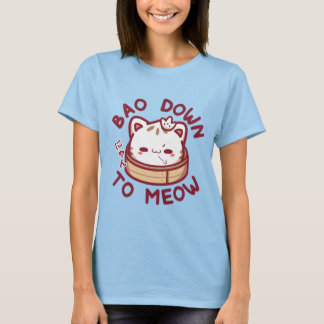 T-shirt Cadeau drôle de Bao Down To Meow pour amateur de c
