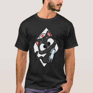 T-shirt Cadeau drôle de chat allaitement Fière amoureuse d