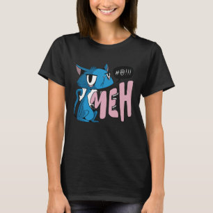 T-shirt Cadeau drôle de chat Meh pour les amateurs de chat