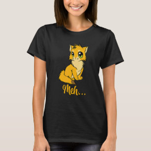 T-shirt Cadeau drôle de chat Meh pour les amoureux des cha