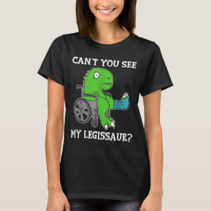 T-shirt Cadeau drôle de dinosaure pour guérison de jambe c