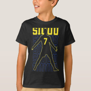 T-shirt Cadeau drôle de foot Siuuuu pour les fans de footb