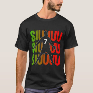 T-shirt Cadeau drôle de football Siuuuu pour les amateurs