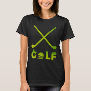 T-shirt Cadeau drôle de golf pour femme pour mari golfeur