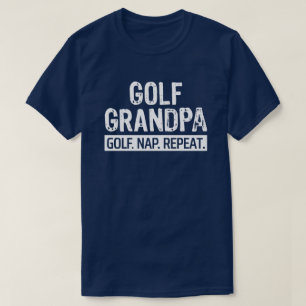 T-shirt Cadeau drôle de grand-père de golf pour hommes Gol