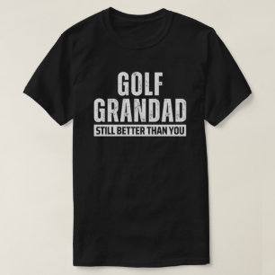 T-shirt Cadeau drôle de grand-père de golf pour hommes mei
