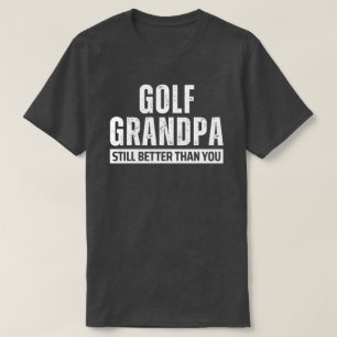 T-shirt Cadeau drôle de grand-père de golf pour les hommes