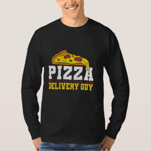 T-shirt Cadeau drôle de livreur de pizza amateur de fast f