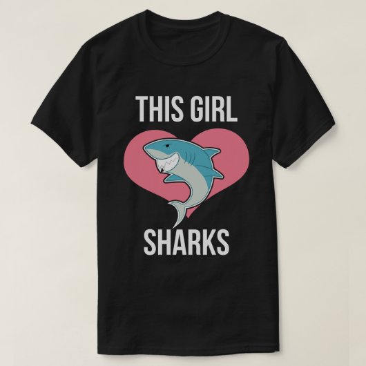T-shirt Cadeau drôle de nouveauté pour l'amant de requin (Design devant)