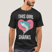 T-shirt Cadeau drôle de nouveauté pour l'amant de requin (Devant)