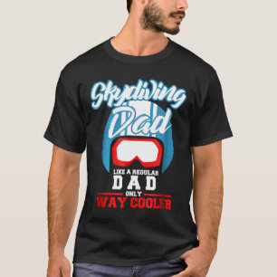 T-shirt Cadeau drôle de papa parachutiste pour la fête des