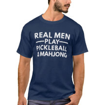 Cadeau drôle de pickleball et de mahjong pour homm
