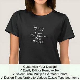 T-shirt Cadeau drôle de prénom pour célébration 01W