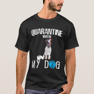 T-shirt Cadeau drôle de quarantaine de chien Jack Russell 