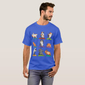 T-shirt Cadeau drôle de séance d'exercice de position de y (Devant entier)
