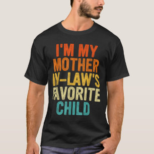 T-shirt Cadeau drôle favori de belle-mère pour humour fami
