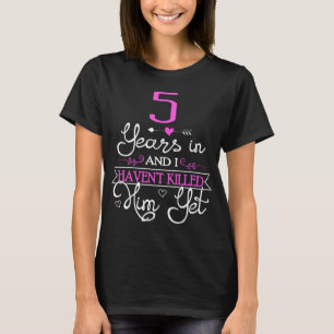 T-shirt Cadeau du 5e anniversaire Mariage pour les idées