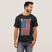 T-shirt Cadeau du drapeau américain Millwright _2 (Devant entier)