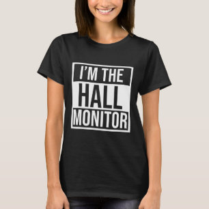 T-shirt Cadeau Du Moniteur Hall Retour À L'Étudiant De L'É