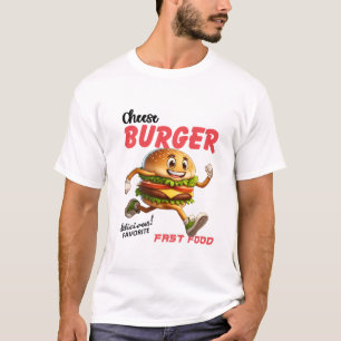 T-shirt Cadeau du pied de page   Chemise Burger Drôle   Ch